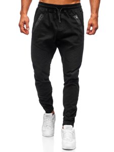 Pantaloni joggers bărbați negri Bolf 0952