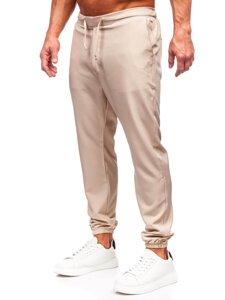 Pantaloni joggers bej Bolf 0065