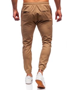 Pantaloni joggers camel Bolf 0011