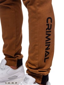 Pantaloni joggers camel Bolf B11119