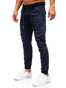 Pantaloni joggers cargo bleumarin Bolf MP0208BS