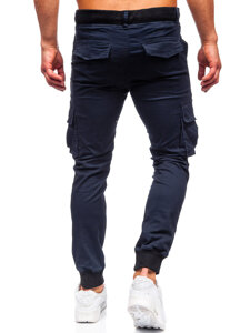 Pantaloni joggers cargo bleumarin Bolf MP0208BS