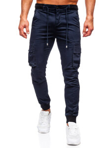 Pantaloni joggers cargo bleumarin Bolf MP0208BS