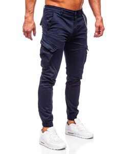 Pantaloni joggers cargo bleumarin Bolf SK850