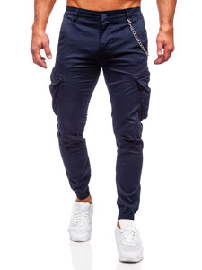 Pantaloni joggers cargo bleumarin Bolf SK850