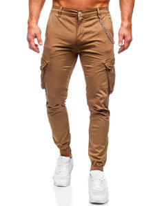 Pantaloni joggers cargo camel Bolf SK850