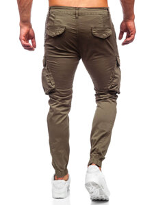 Pantaloni joggers cargo kaki Bolf SK850