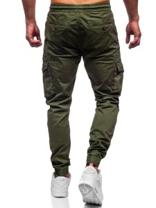 Pantaloni joggers cargo verzi Bolf CT6702