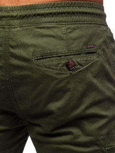 Pantaloni joggers cargo verzi Bolf CT6702