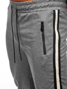 Pantaloni joggers de trening negri Bolf JX6156