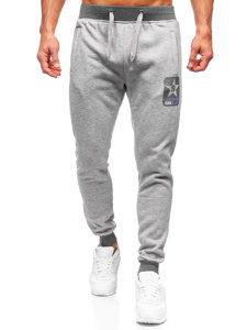 Pantaloni joggers gri Bolf K10001