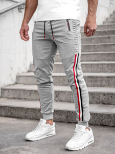 Pantaloni joggers gri Bolf K10329