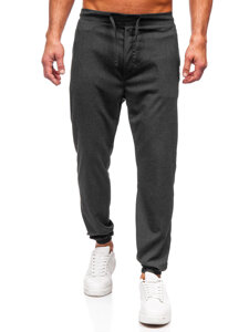 Pantaloni joggers gri-antracit Bolf 0065