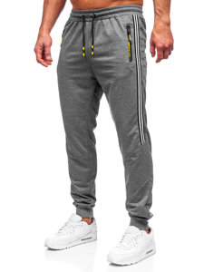 Pantaloni joggers gri-antracit Bolf K10338