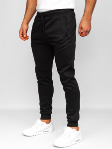 Pantaloni joggers negri Bolf CK01