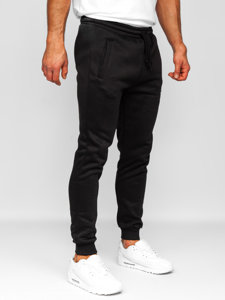 Pantaloni joggers negri Bolf CK01