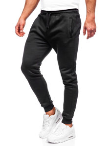 Pantaloni joggers negri Bolf CK01