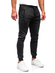 Pantaloni joggers negri Bolf CK01