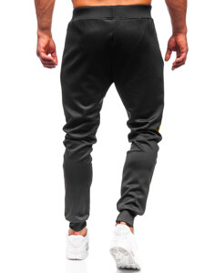 Pantaloni joggers negri Bolf K10122