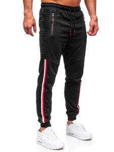 Pantaloni joggers negri Bolf K10329