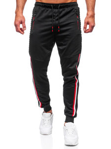 Pantaloni joggers negri Bolf K10329