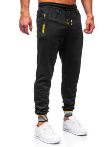 Pantaloni joggers negri Bolf K10332