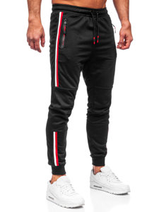 Pantaloni joggers negri Bolf K10336