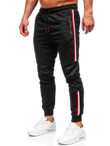 Pantaloni joggers negri Bolf K10336