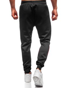 Pantaloni joggers negri Bolf K20003