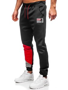 Pantaloni joggers negri Bolf K20003