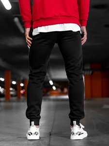 Pantaloni joggers negri Bolf XW01-B