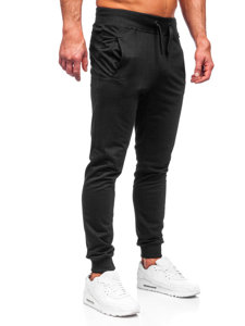 Pantaloni joggers negri Bolf XW02