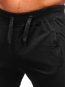 Pantaloni joggers negri Bolf XW02