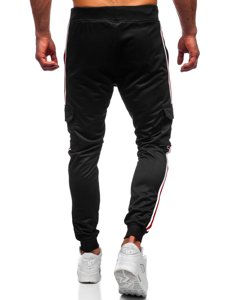 Pantaloni joggers negri Bolf YLB88018