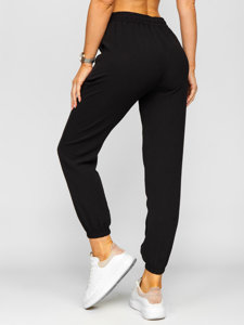 Pantaloni joggers negri dame Bolf W7322