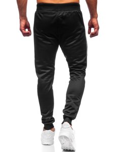 Pantaloni joggers negri-grafit Bolf K50003