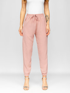 Pantaloni joggers roz dame Bolf W5071