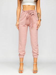 Pantaloni joggers roz dame Bolf W5076