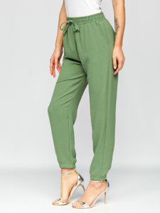 Pantaloni joggers verzi dame Bolf W5071