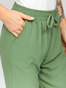 Pantaloni joggers verzi dame Bolf W5071