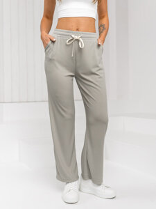 Pantaloni largi verzi dame Bolf W7958