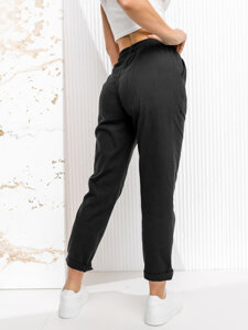 Pantaloni negri dame Bolf W7832