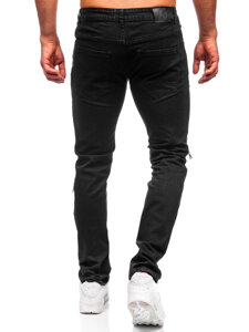 Pantaloni negri pentru bărbați, blugi slim fit Bolf MP0117N