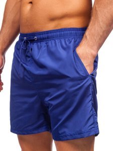 Pantaloni scurți de baie albastru-cobalt Bolf YW07002