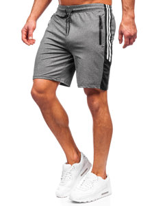 Pantaloni scurți de training grafit Bolf 68006