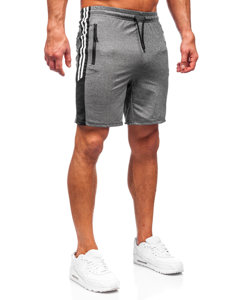 Pantaloni scurți de training grafit Bolf 68006