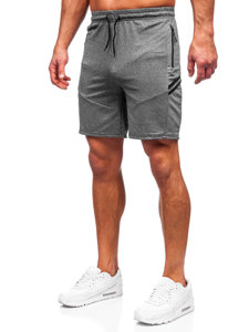 Pantaloni scurți de training grafit Bolf 68041