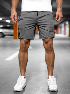 Pantaloni scurți de training grafit Bolf 68057