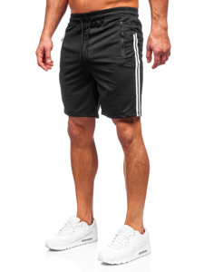 Pantaloni scurți de training negri Bolf 680058