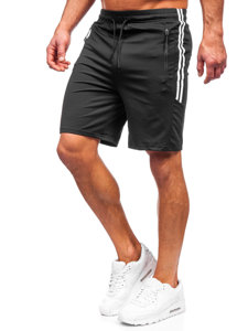 Pantaloni scurți de training negri Bolf 68006